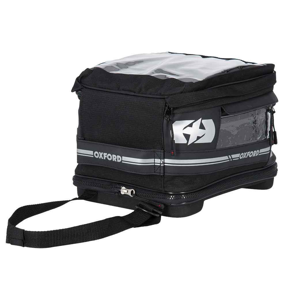 Oxford F1 Small Quick Release Tank Bag Black - 18 Litres FREE 1 YEAR Returns, FREE UK Delivery | ThrottleChimp