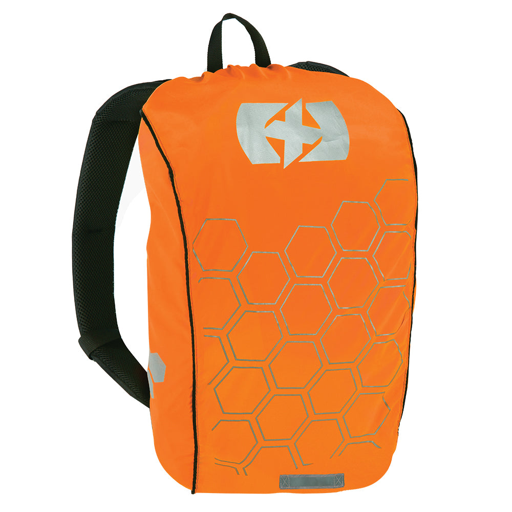 Oxford Waterproof Bright Backpack Cover Orange FREE 1 YEAR Returns, FREE UK Delivery | ThrottleChimp