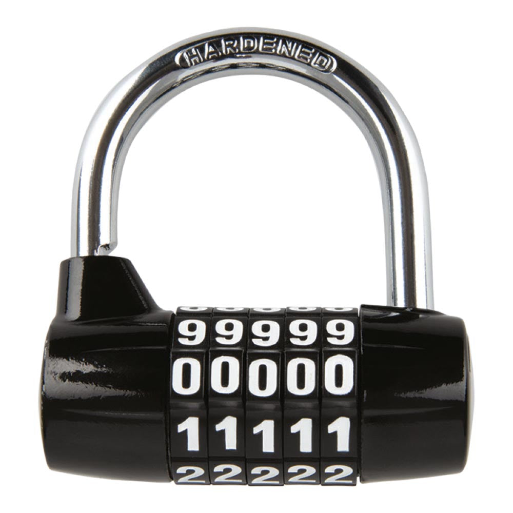 Oxford 5-digit combination Padlock Black FREE 1 YEAR Returns, FREE UK Delivery | ThrottleChimp
