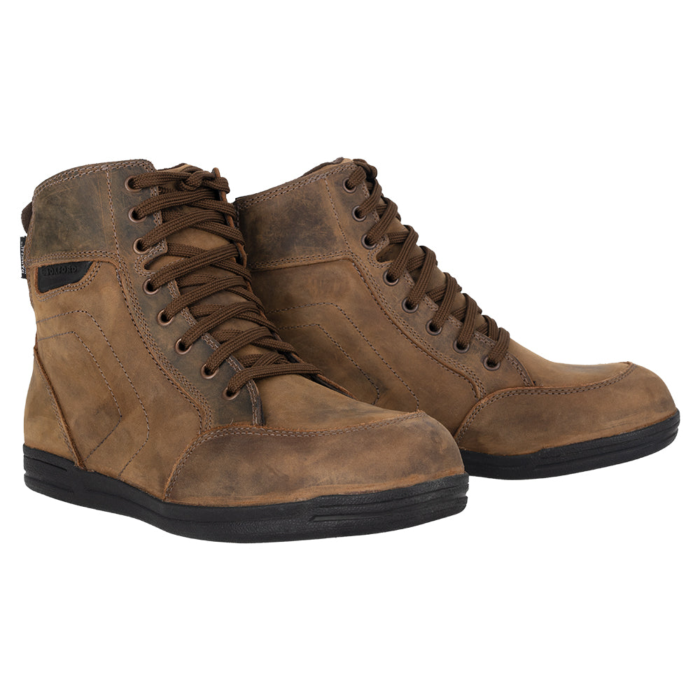 Oxford Kickback All Weather Boots Brown FREE 1 YEAR Returns, FREE UK Delivery | ThrottleChimp