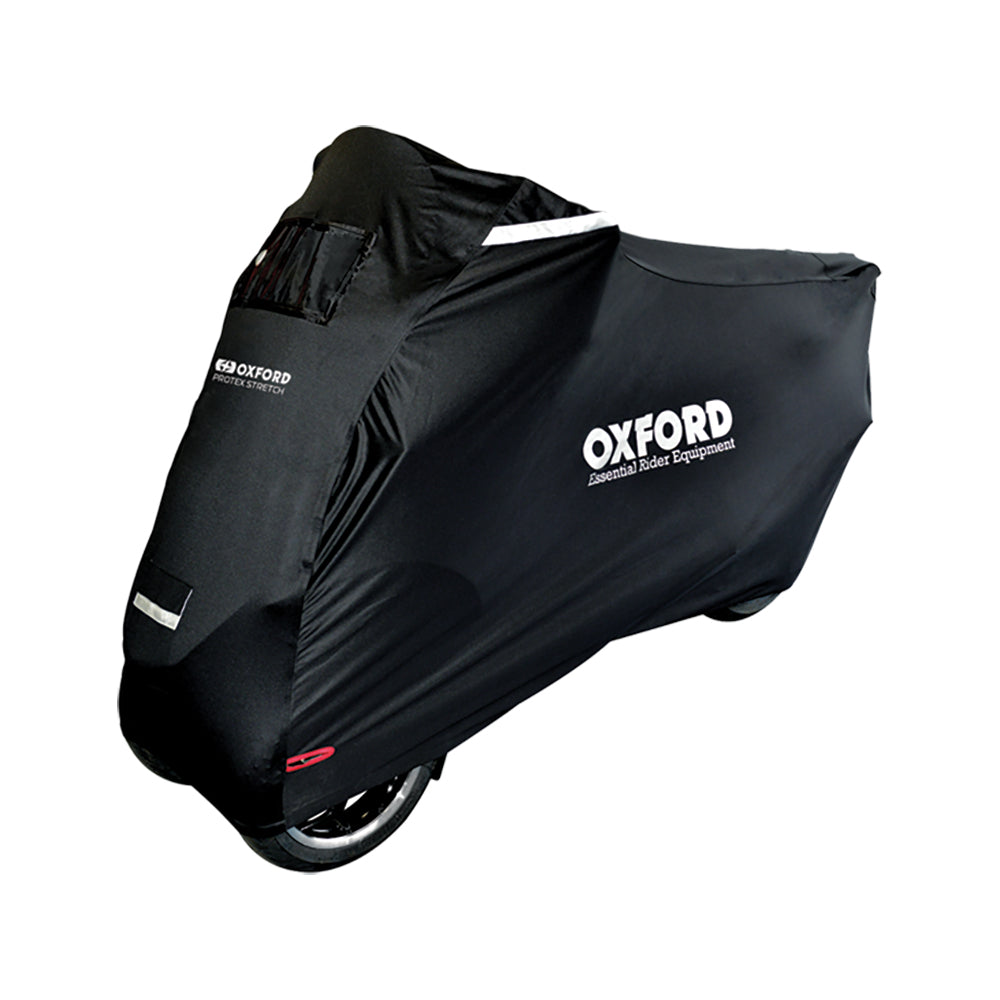 Oxford Protex Stretch Outdoor MP3 / 3 Wheeler Cover Black FREE 1 YEAR Returns, FREE UK Delivery | ThrottleChimp