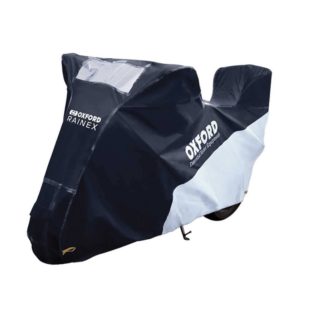 Oxford Rainex Outdoor Cover Topbox Black / White FREE 1 YEAR Returns, FREE UK Delivery | ThrottleChimp