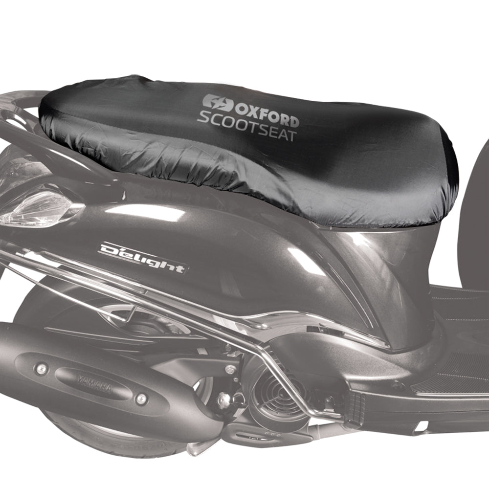 Oxford ScootSeat Cover Black FREE 1 YEAR Returns, FREE UK Delivery | ThrottleChimp