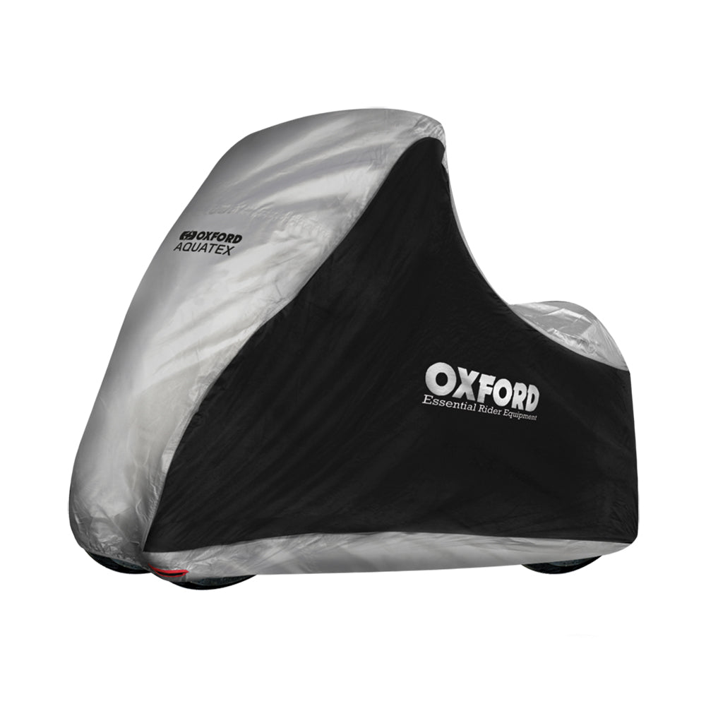 Oxford Aquatex MP3/3 Wheeler Black / Silver FREE 1 YEAR Returns, FREE UK Delivery | ThrottleChimp