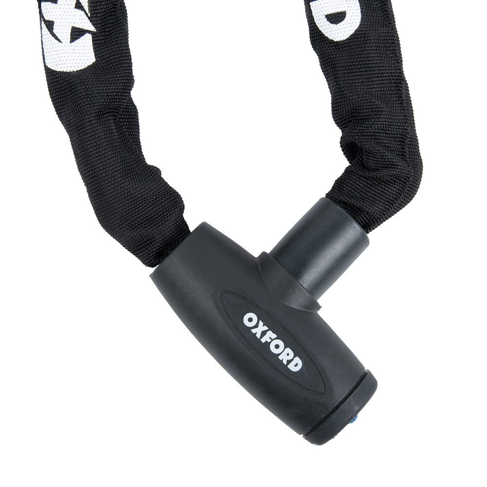 Oxford GP Chain 8 Round General Purpose Chainlock Black / Blue FREE 1 YEAR Returns, FREE UK Delivery | ThrottleChimp