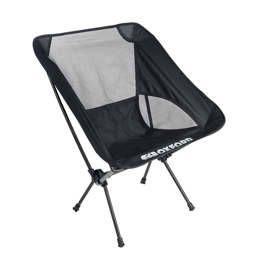 Oxford Camping Chair Black FREE 1 YEAR Returns, FREE UK Delivery | ThrottleChimp