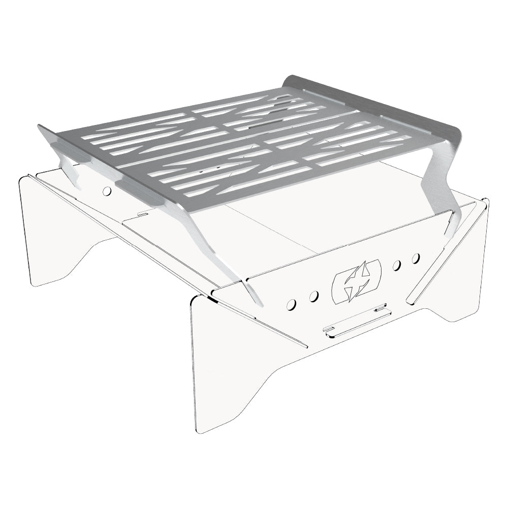 Oxford Fire Pit Grill Silver For Motorcycle Panniers FREE 1 YEAR Returns, FREE UK Delivery | ThrottleChimp
