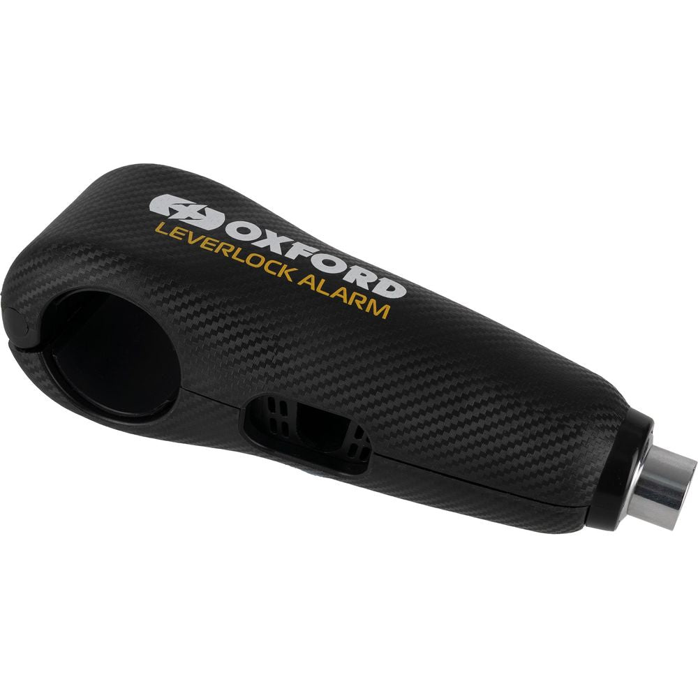 Oxford Alarm Lever Lock Black FREE 1 YEAR Returns, FREE UK Delivery | ThrottleChimp