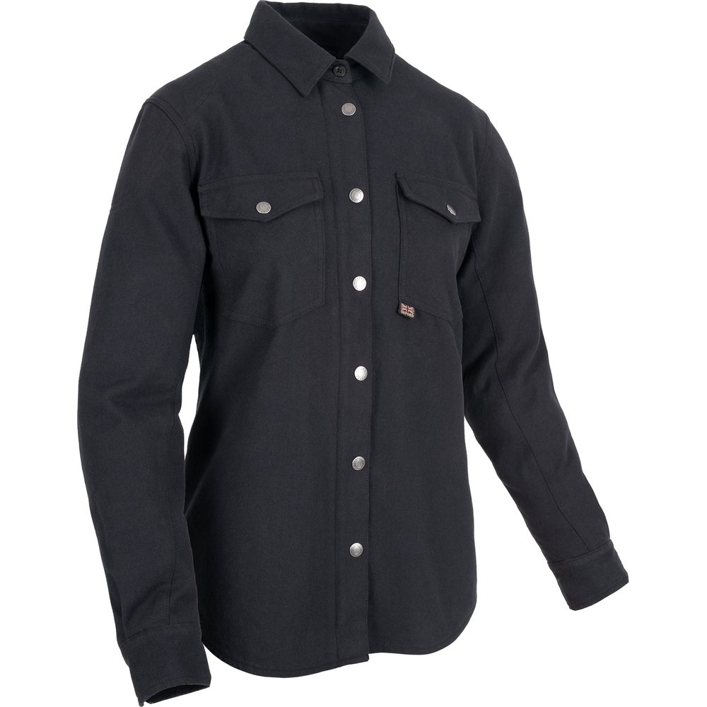 Oxford Kickback 2.0 Ladies Shirt Black FREE 1 YEAR Returns, FREE UK Delivery | ThrottleChimp