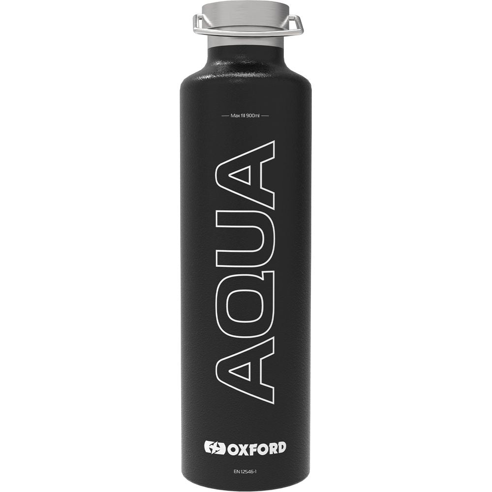 Oxford Aqua Insulated Flask Black - 1 Liter FREE 1 YEAR Returns, FREE UK Delivery | ThrottleChimp