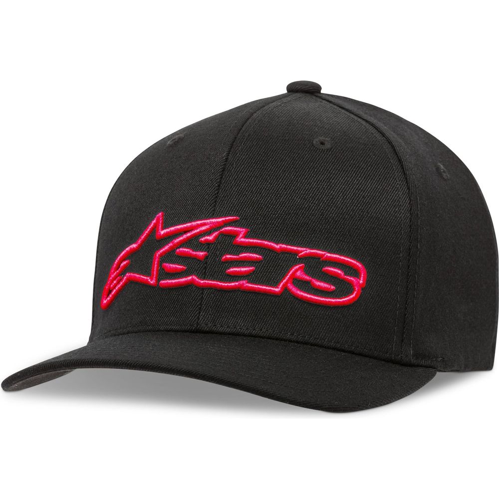 Alpinestars Blaze Flexfit Cap Black / Red FREE 1 YEAR Returns, FREE UK Delivery | ThrottleChimp
