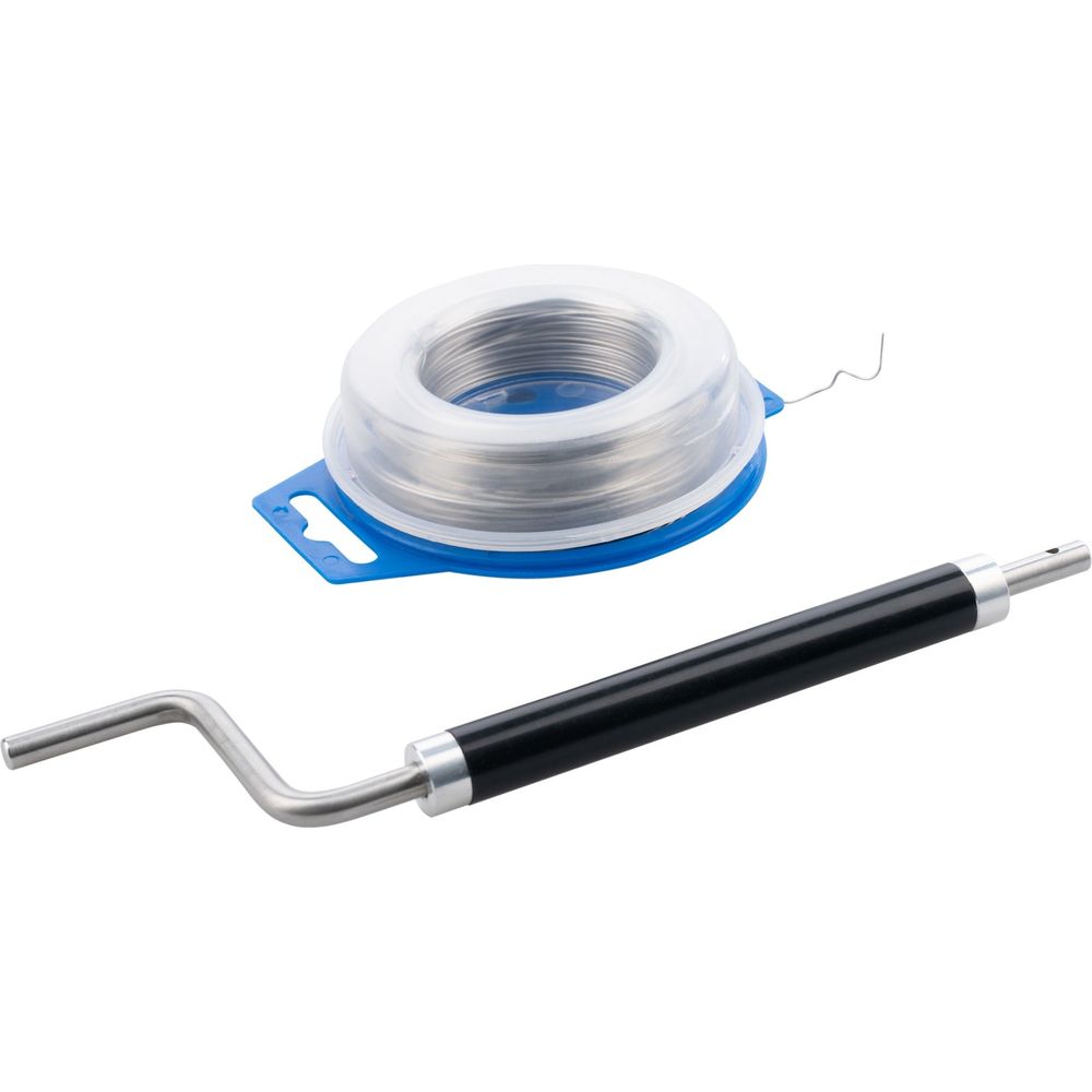 Oxford Stainless Steel Lock Wire Kit Blue FREE 1 YEAR Returns, FREE UK Delivery | ThrottleChimp