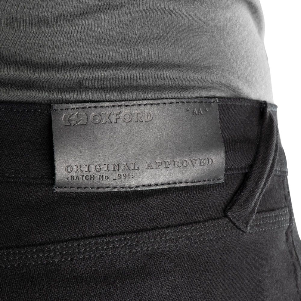Oxford Original Approved Super Stretch Slim Fit Jeans Black FREE 1 YEAR Returns, FREE UK Delivery | ThrottleChimp