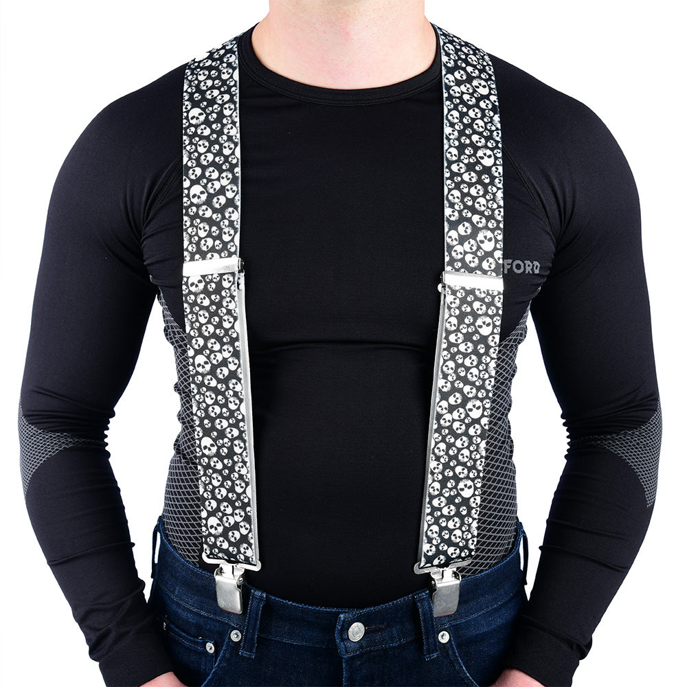 Oxford Riggers Trousers Braces Skulls FREE 1 YEAR Returns, FREE UK Delivery | ThrottleChimp