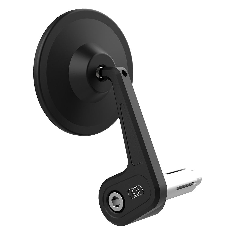 Oxford Street Bar End Right Mirror Black FREE 1 YEAR Returns, FREE UK Delivery | ThrottleChimp