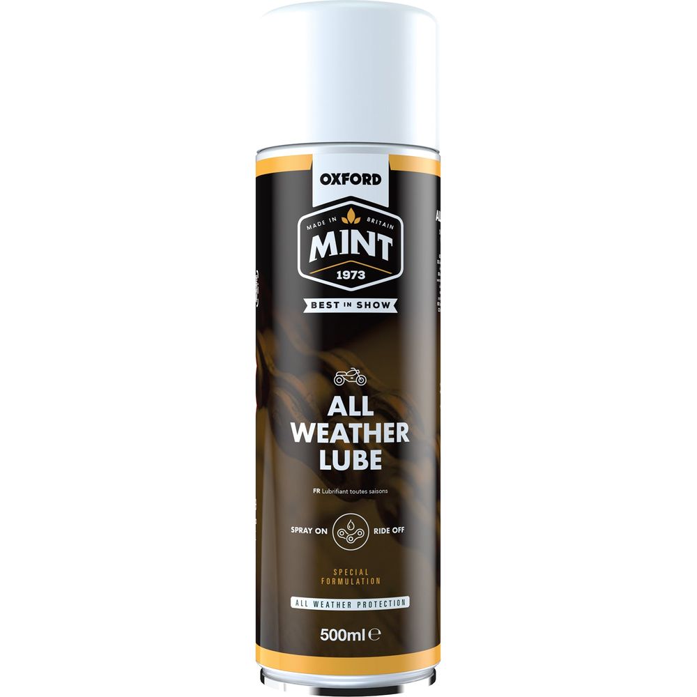 Oxford Mint All Weather Motorcycle Chain Lube - 500ml FREE 1 YEAR Returns, FREE UK Delivery | ThrottleChimp