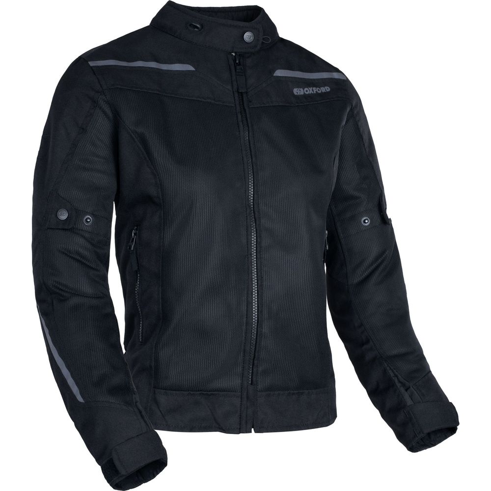 Oxford Arizona 1.0 Air Ladies Textile Jacket Stealth Black FREE 1 YEAR Returns, FREE UK Delivery | ThrottleChimp