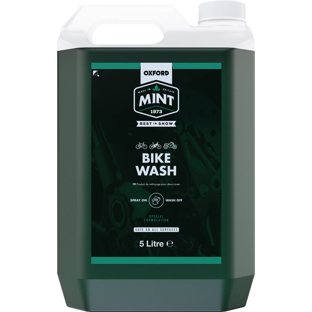 Oxford Mint Bike Wash - 5 Litres FREE 1 YEAR Returns, FREE UK Delivery | ThrottleChimp