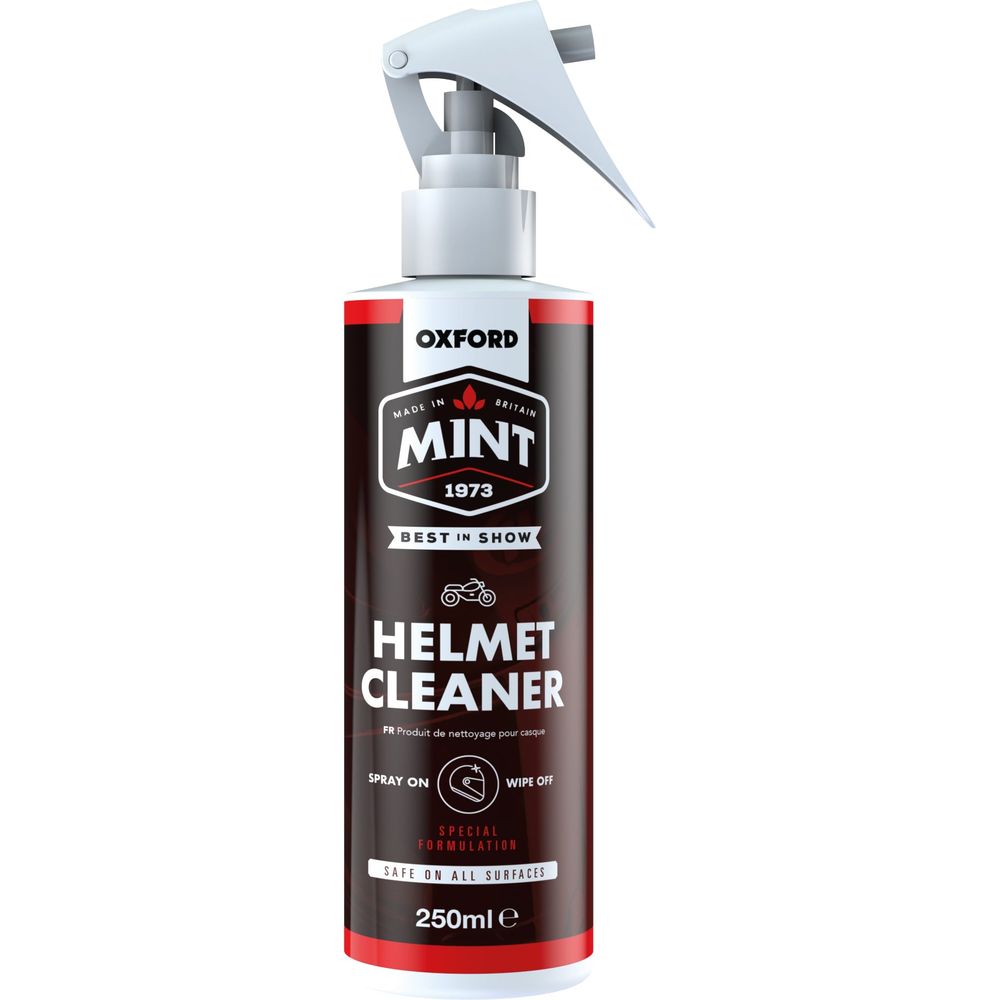 Oxford Mint Cleaner For Helmet Visors - 250ml FREE 1 YEAR Returns, FREE UK Delivery | ThrottleChimp