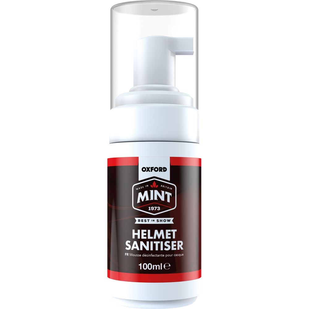Oxford Mint Sanitiser For Helmets - 100ml FREE 1 YEAR Returns, FREE UK Delivery | ThrottleChimp