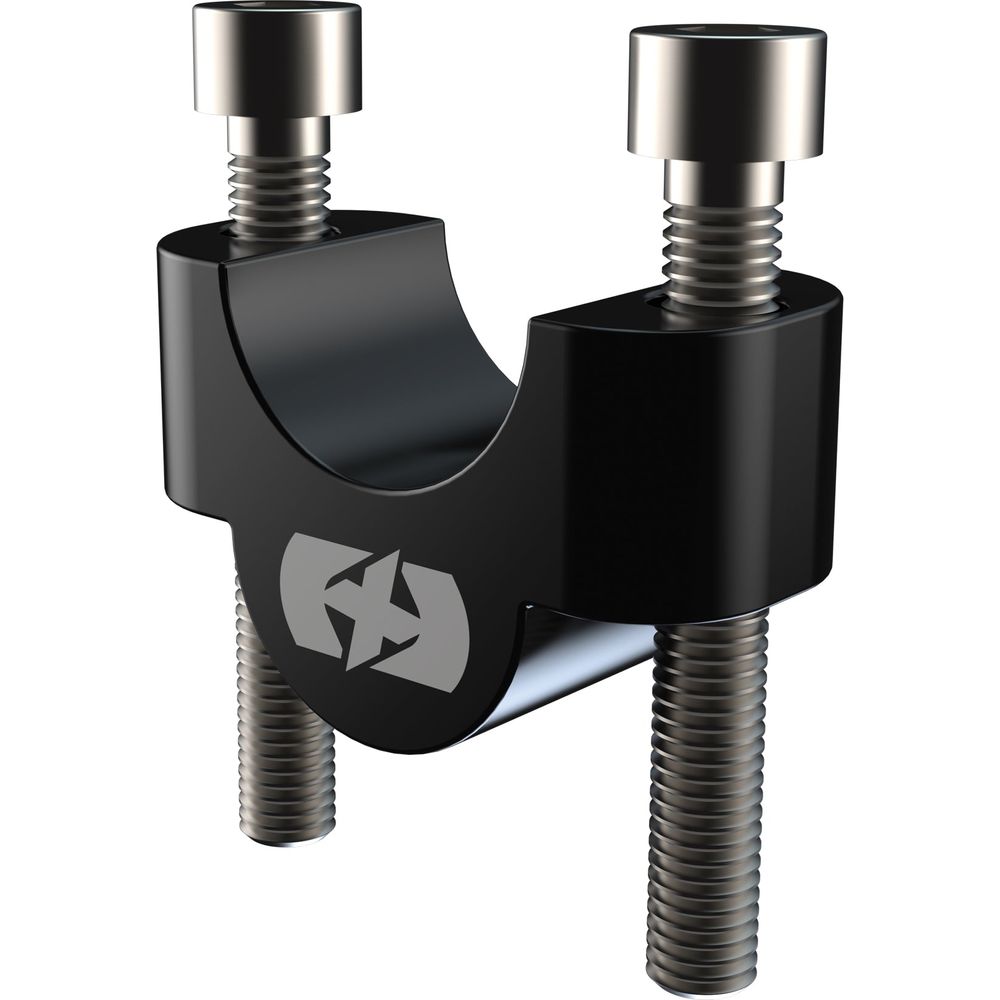 Oxford CNC Aluminium Handlebar Risers Black - 20 x 28.6mm FREE 1 YEAR Returns, FREE UK Delivery | ThrottleChimp
