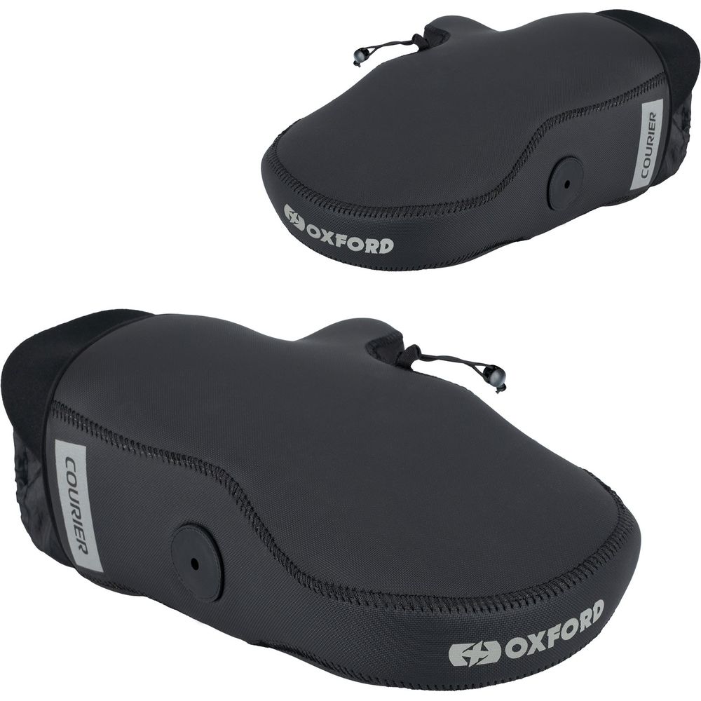 Oxford Courier Handlebar Muffs Black FREE 1 YEAR Returns, FREE UK Delivery | ThrottleChimp