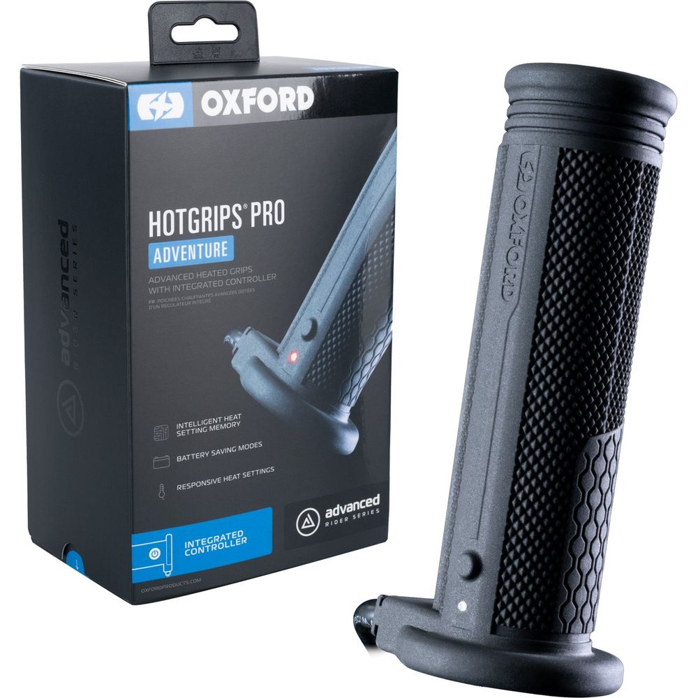 Oxford Pro Adventure HotGrips Black FREE 1 YEAR Returns, FREE UK Delivery | ThrottleChimp