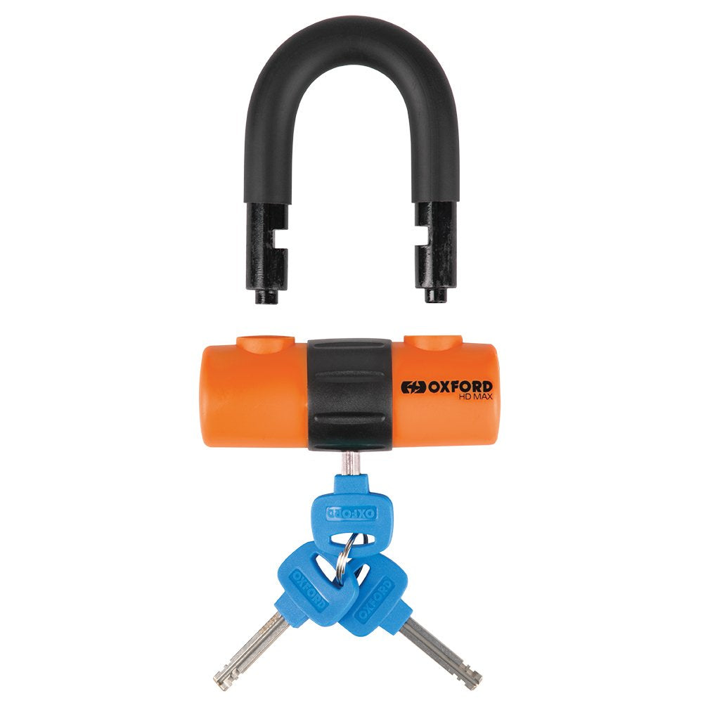 Oxford HD Max Disc Lock Orange FREE 1 YEAR Returns, FREE UK Delivery | ThrottleChimp
