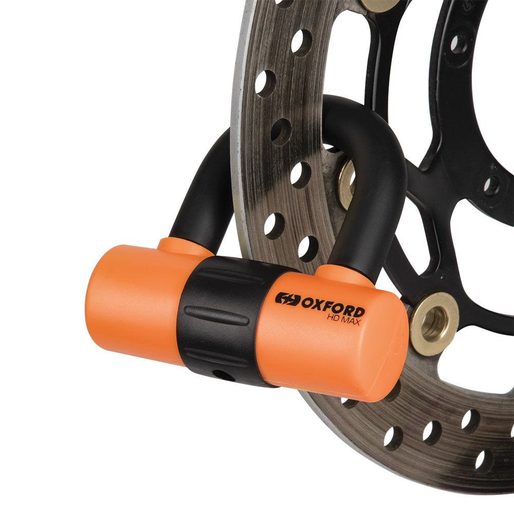 Oxford HD Max Disc Lock Orange FREE 1 YEAR Returns, FREE UK Delivery | ThrottleChimp