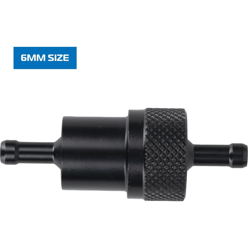 Oxford Motorcycle Alloy Fuel Filter Black - 6mm FREE 1 YEAR Returns, FREE UK Delivery | ThrottleChimp