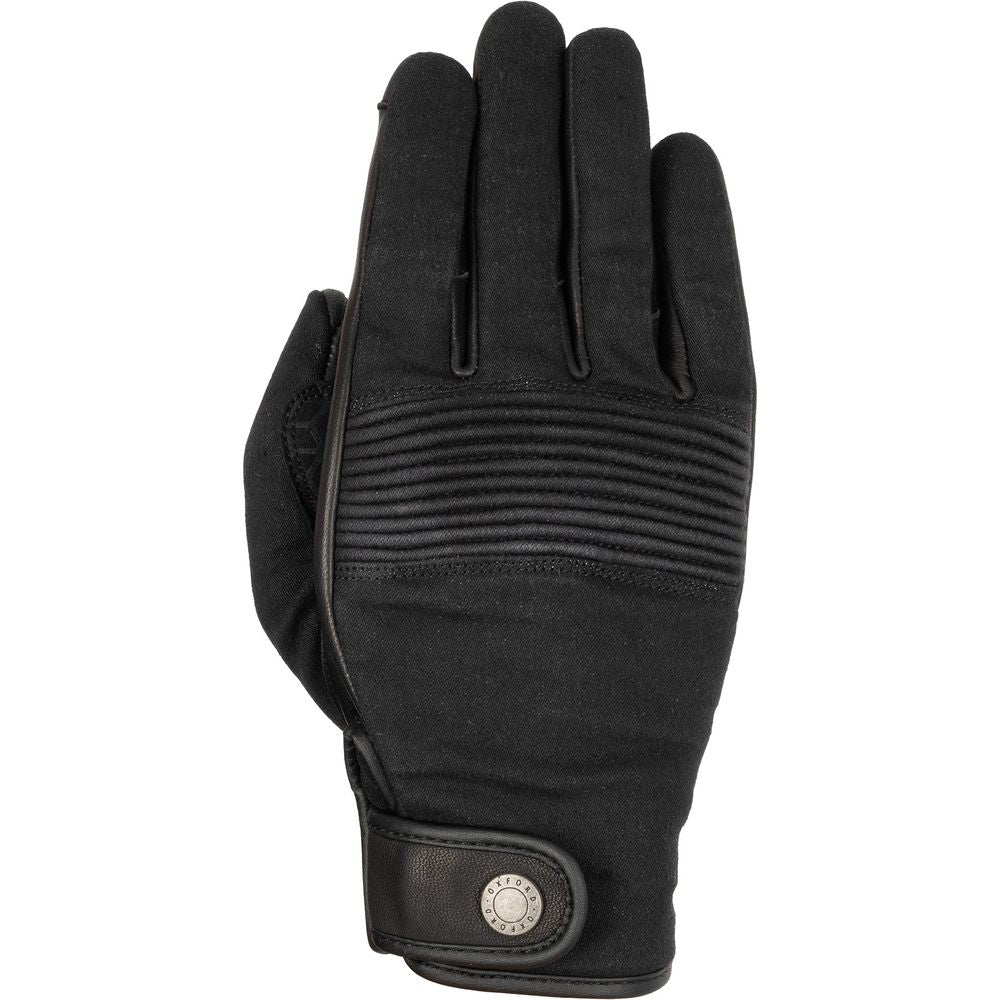 Oxford Kickback Leather Gloves Black FREE 1 YEAR Returns, FREE UK Delivery | ThrottleChimp