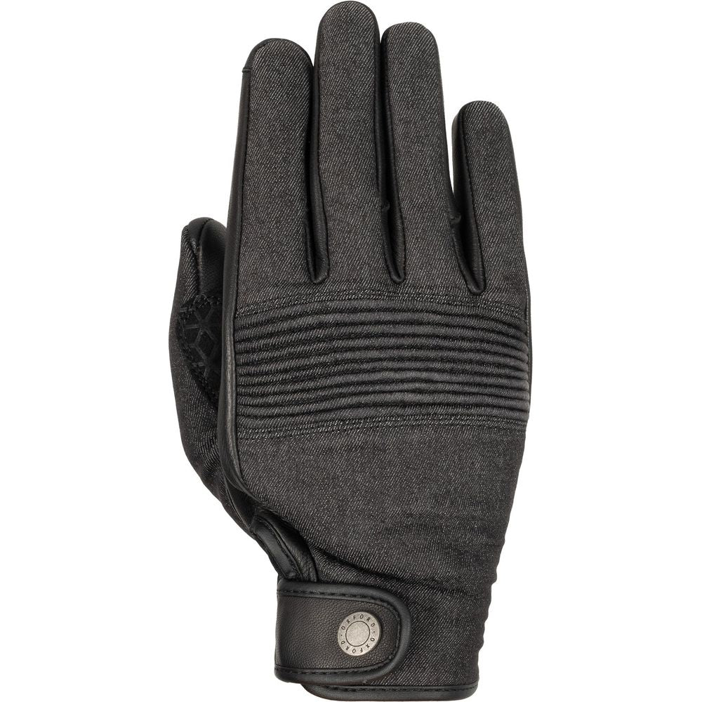 Oxford Kickback Leather Gloves Charcoal Grey FREE 1 YEAR Returns, FREE UK Delivery | ThrottleChimp