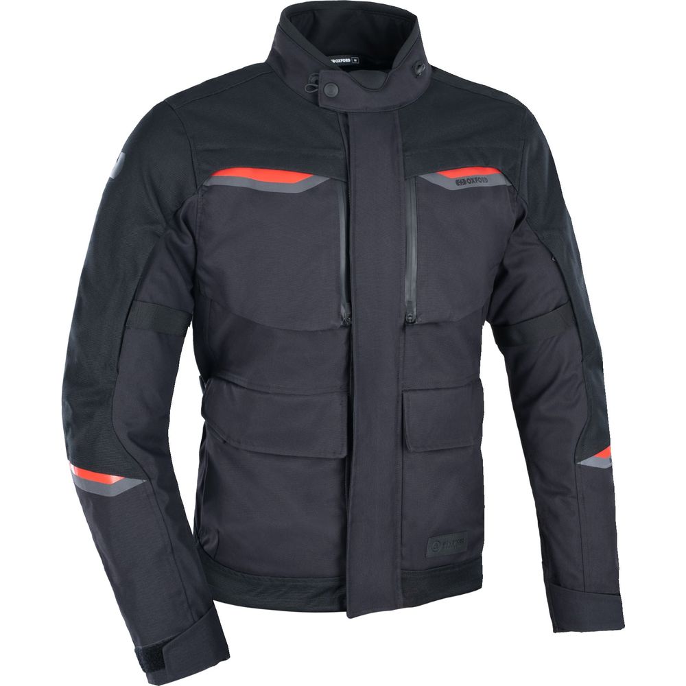 Oxford Mondial 2.0 Textile Jacket Tech Black FREE 1 YEAR Returns, FREE UK Delivery | ThrottleChimp
