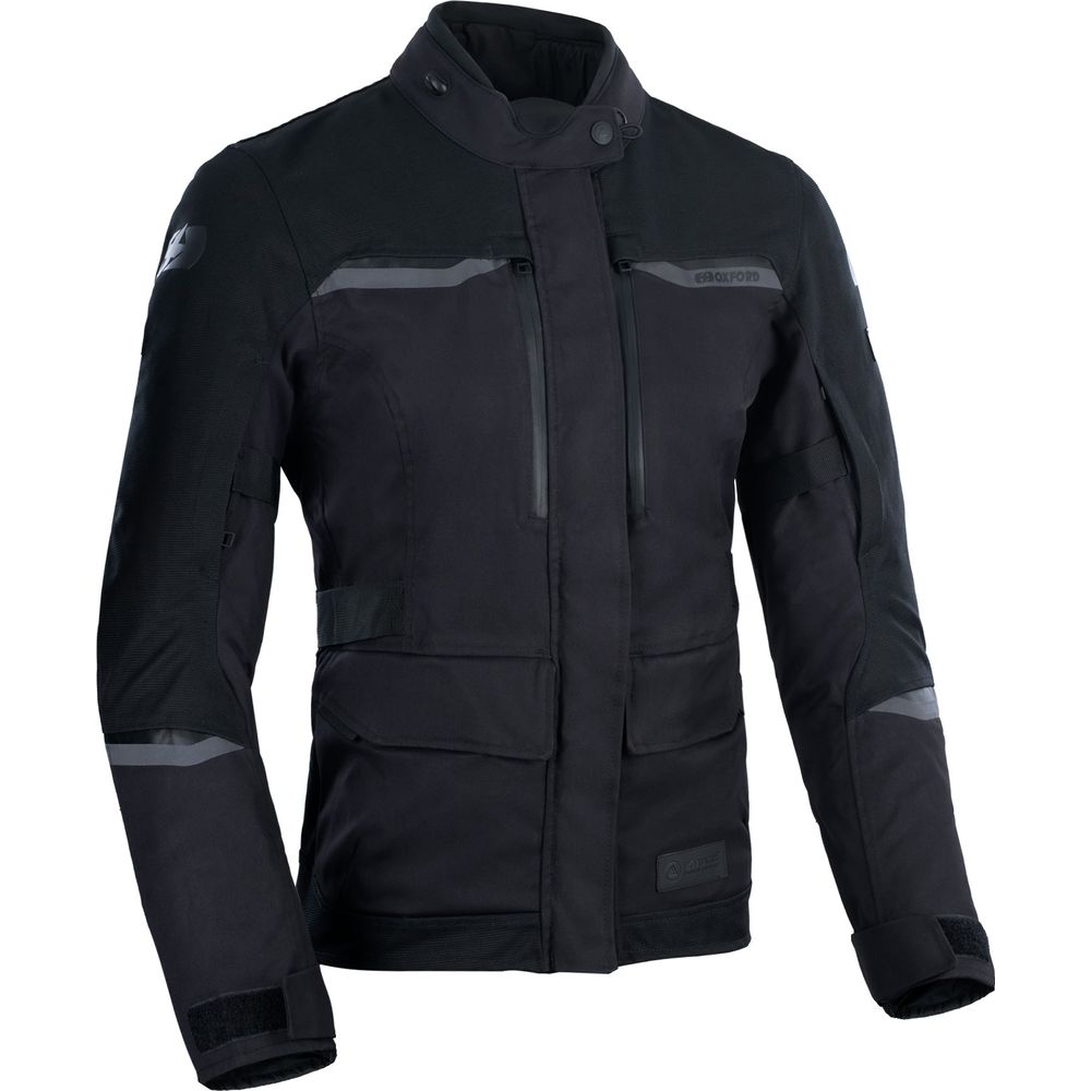 Oxford Mondial 2.0 Ladies Textile Jacket Stealth Black FREE 1 YEAR Returns, FREE UK Delivery | ThrottleChimp