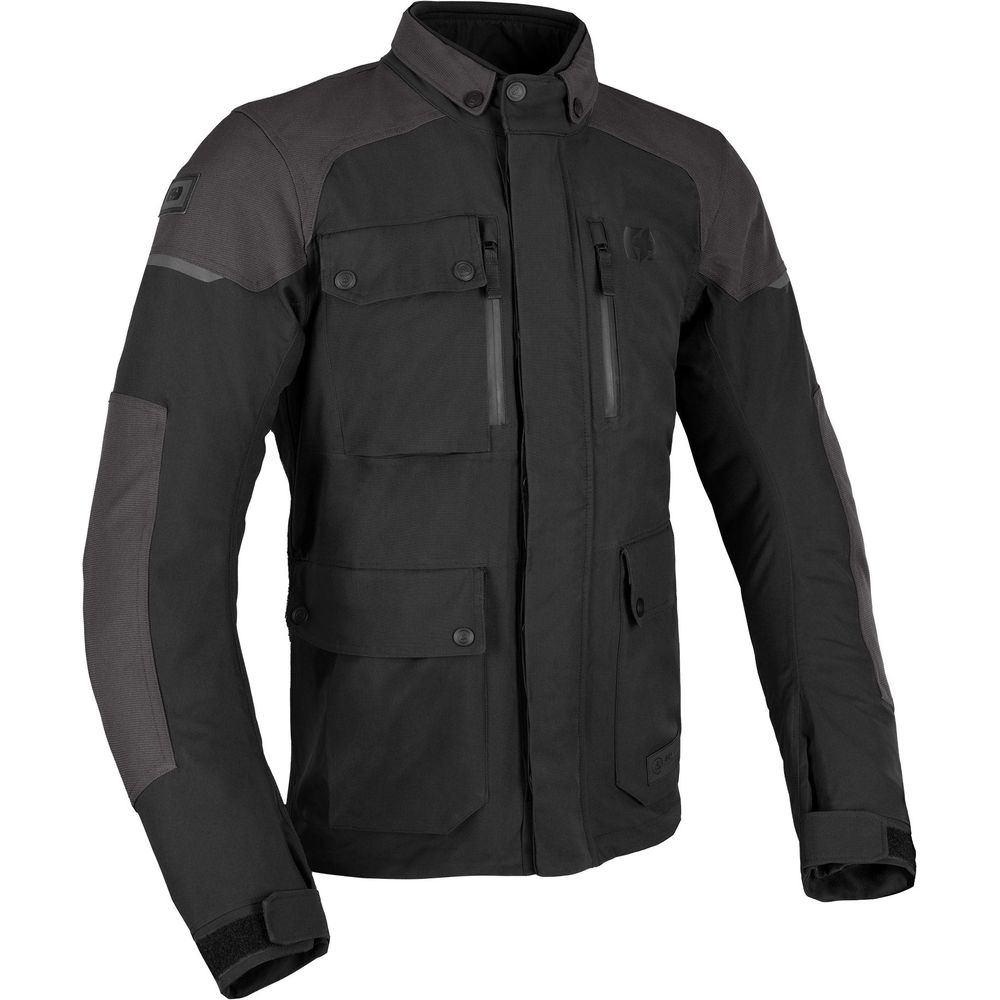 Oxford Barkston Dry2Dry Textile Jacket Black FREE 1 YEAR Returns, FREE UK Delivery | ThrottleChimp