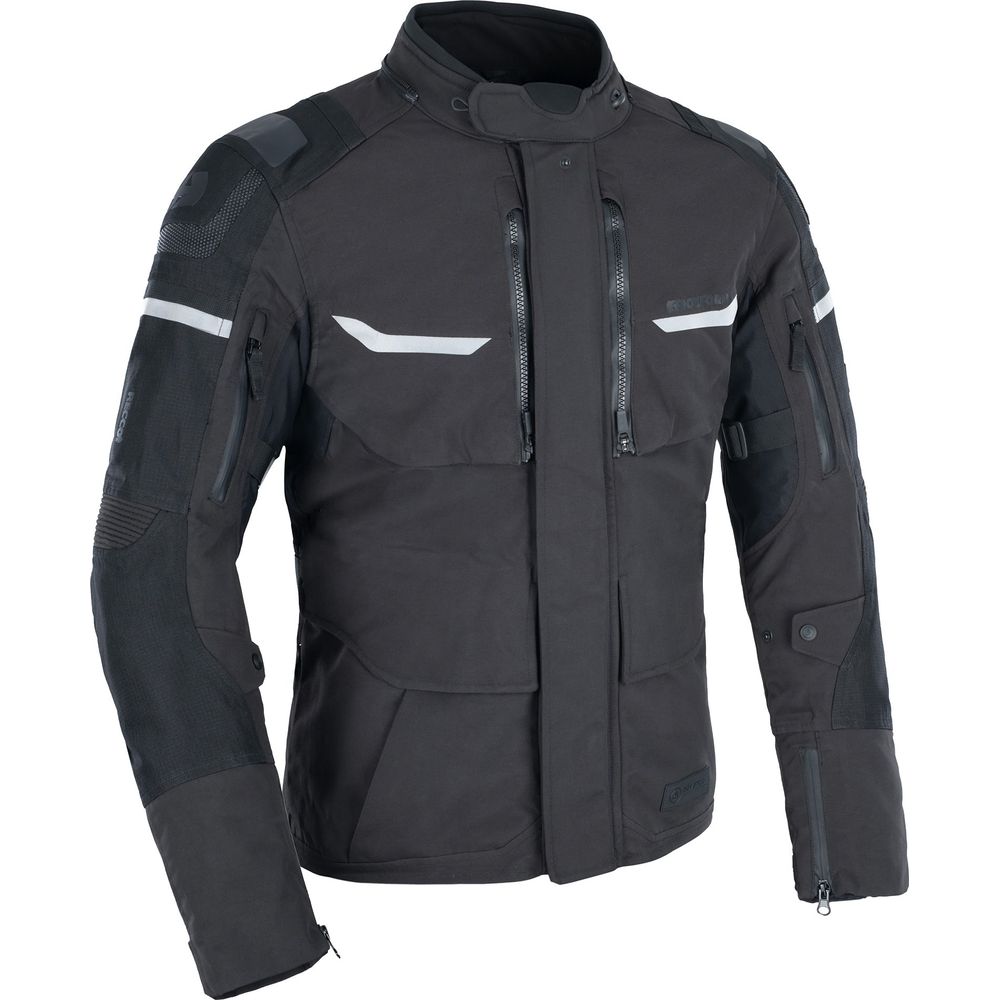 Oxford Stormland Dry2Dry Textile Jacket Tech Black FREE 1 YEAR Returns, FREE UK Delivery | ThrottleChimp