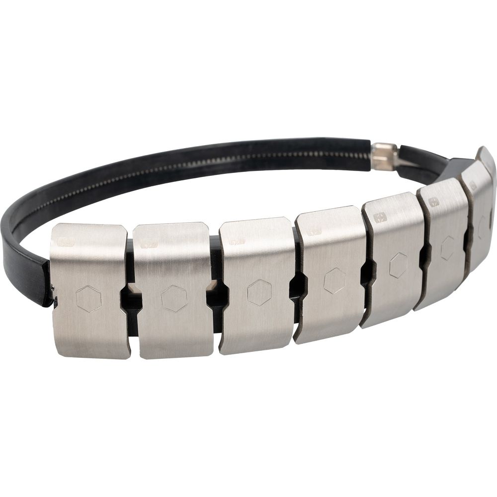 Oxford Adjustable Exhaust Protector Silver FREE 1 YEAR Returns, FREE UK Delivery | ThrottleChimp