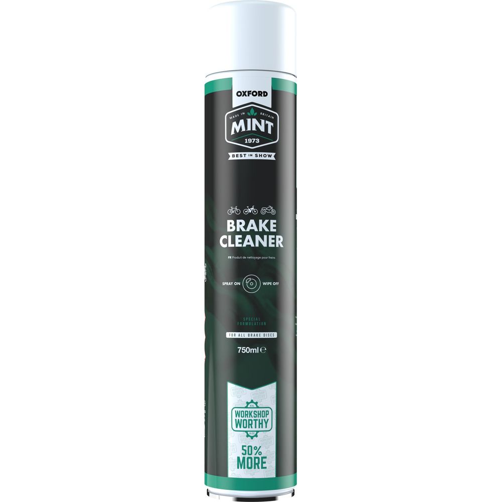 Oxford Mint Brake Cleaner - 750ml FREE 1 YEAR Returns, FREE UK Delivery | ThrottleChimp