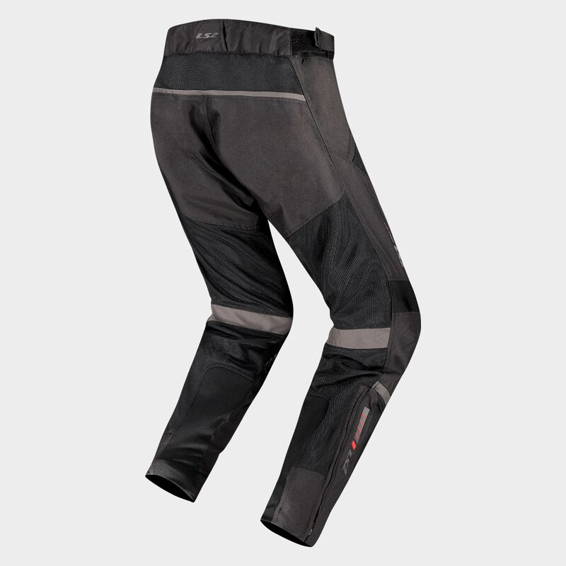 LS2 Como Air Textile Trouser Black / Dark Grey FREE 1 YEAR Returns, FREE UK Delivery | ThrottleChimp