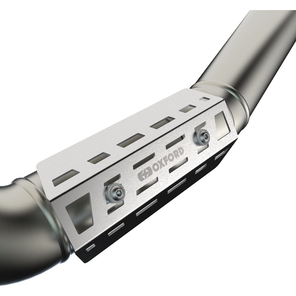 Oxford Adventure Exhaust Heat Shield Silver FREE 1 YEAR Returns, FREE UK Delivery | ThrottleChimp