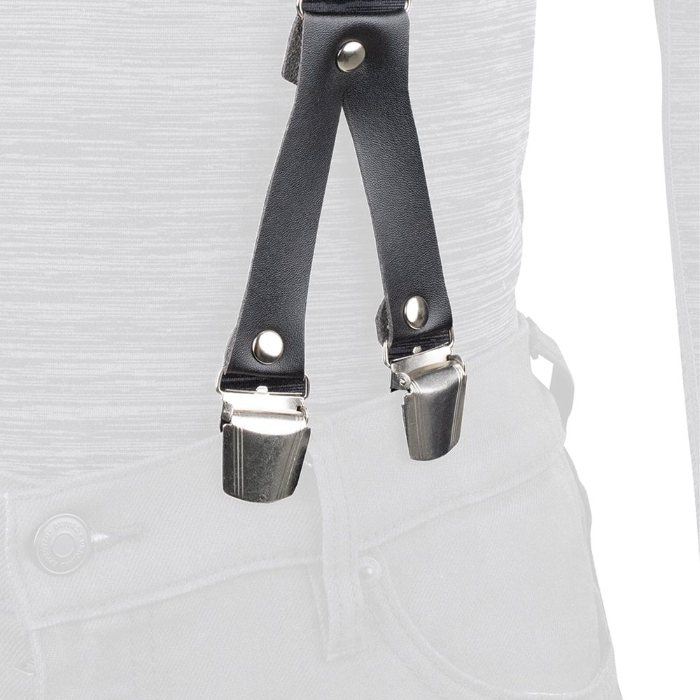 Oxford Riggers Trousers Braces Chic Black FREE 1 YEAR Returns, FREE UK Delivery | ThrottleChimp
