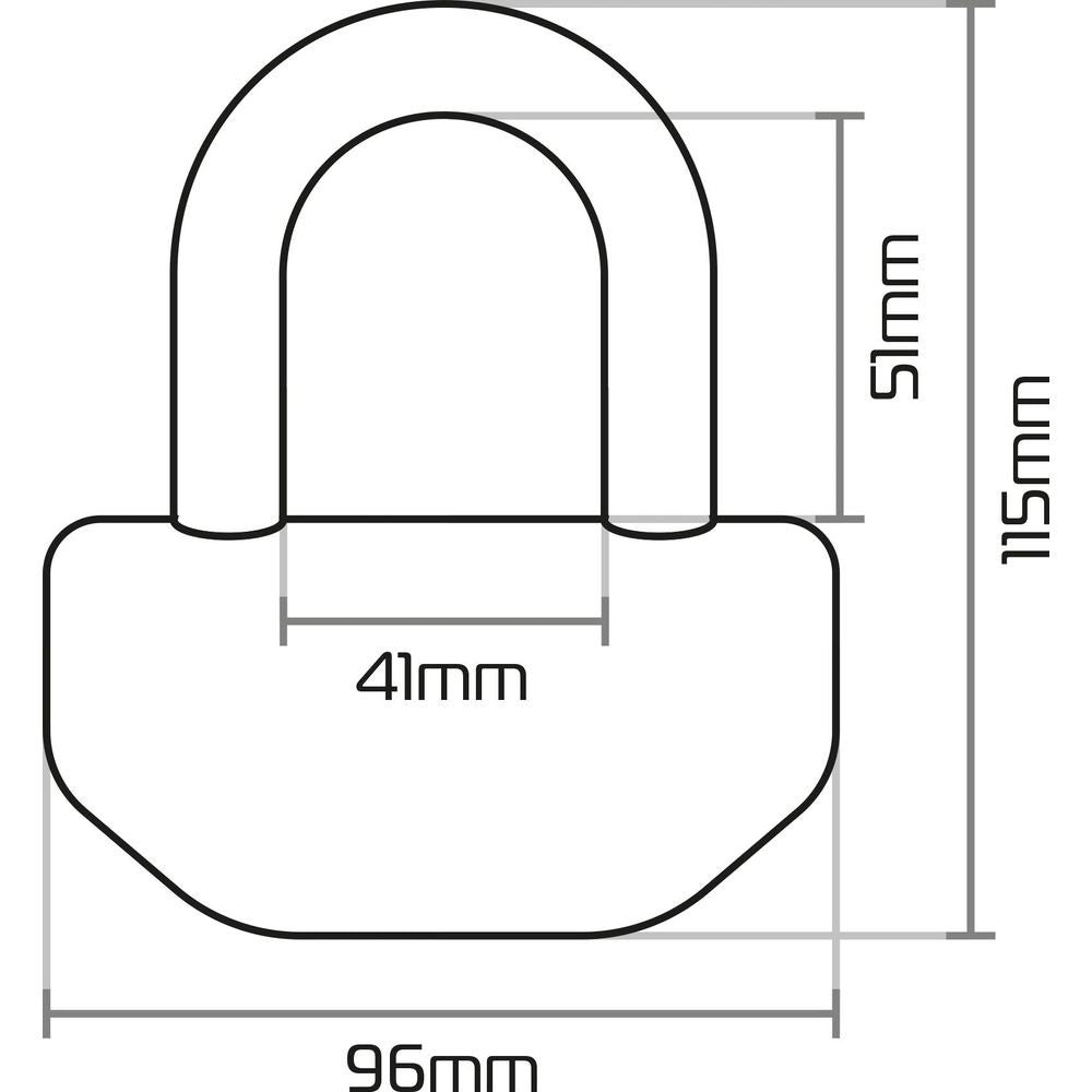 Oxford Big Boss Disc Lock 16mm Shackle FREE 1 YEAR Returns, FREE UK Delivery | ThrottleChimp