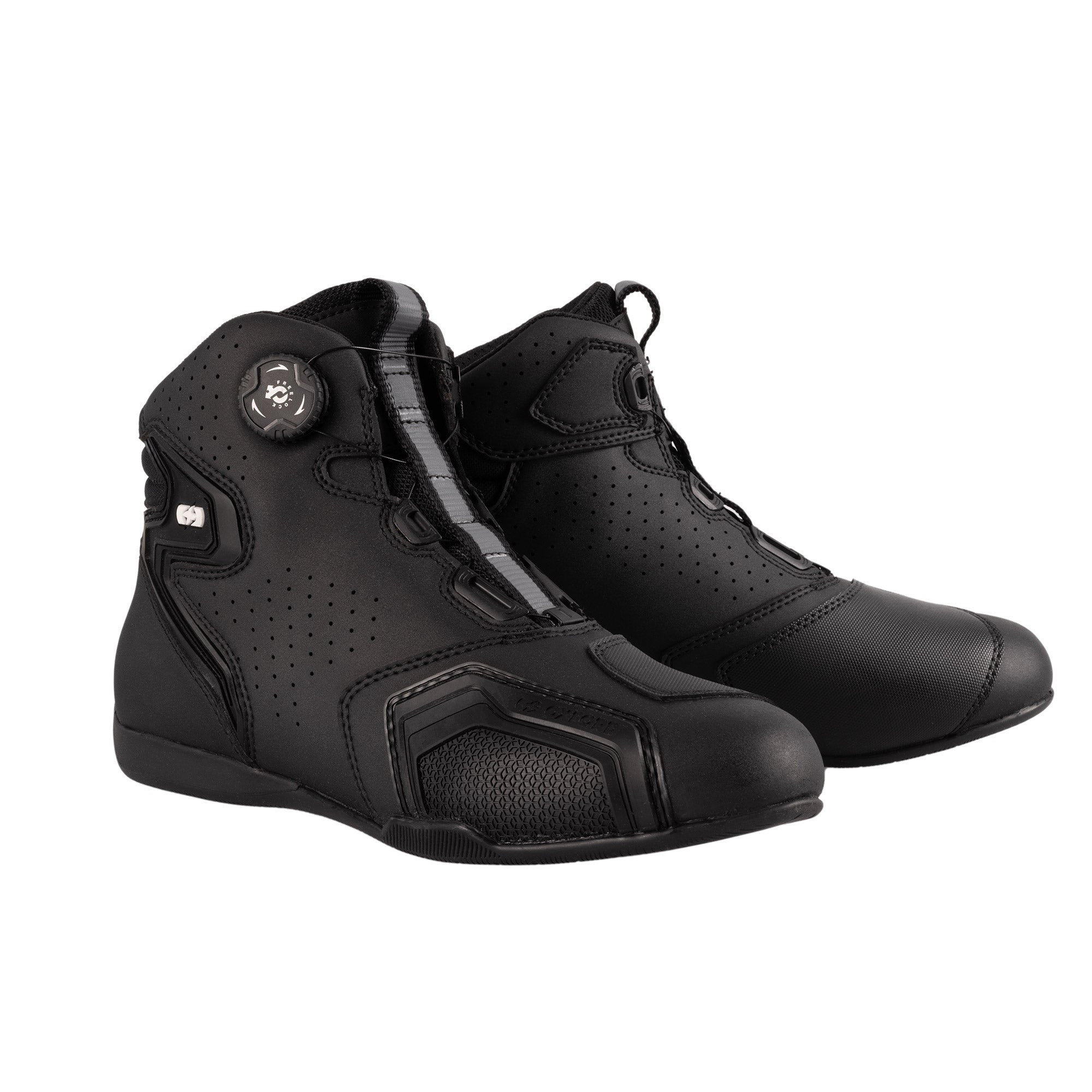 Oxford Helix Air Boots Black FREE 1 YEAR Returns, FREE UK Delivery | ThrottleChimp