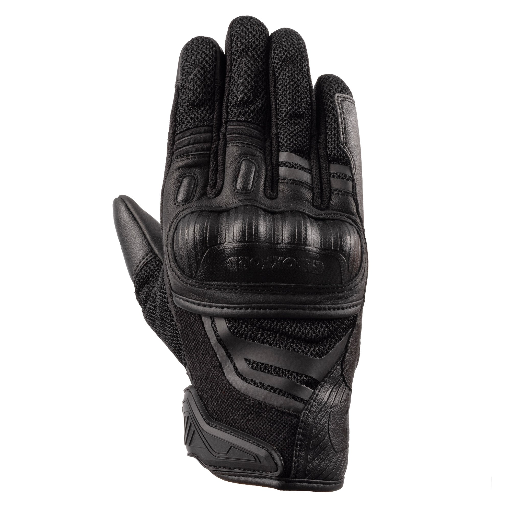 Oxford Omega 1.0 Air Gloves Stealth Black FREE 1 YEAR Returns, FREE UK Delivery | ThrottleChimp