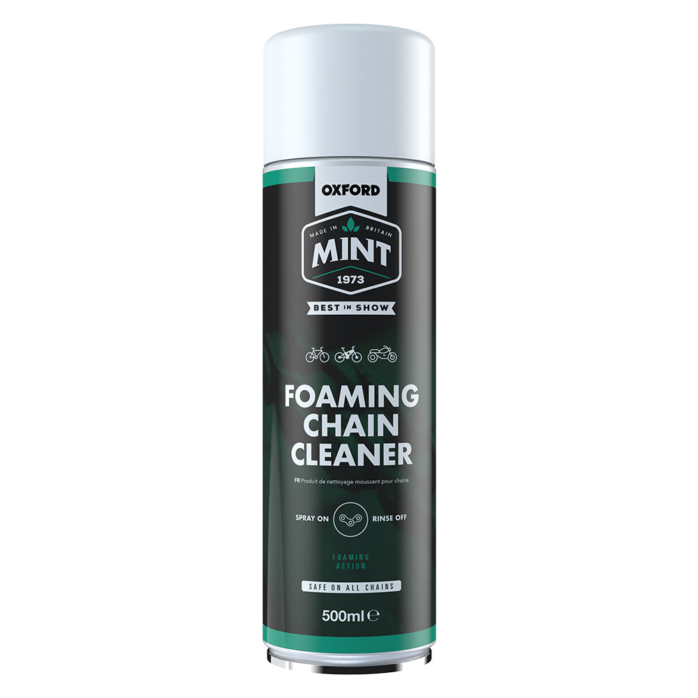 Oxford Mint Foaming Chain Cleaner FREE 1 YEAR Returns, FREE UK Delivery | ThrottleChimp