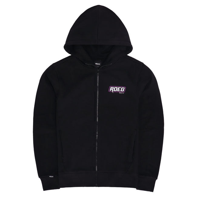 Roeg Howard RFNFR Zip Hoodie Black FREE 1 YEAR Returns, FREE UK Delivery | ThrottleChimp