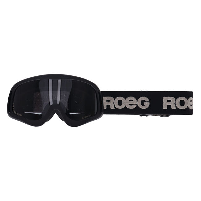 Roeg Peruna Logo Goggles Black FREE 1 YEAR Returns, FREE UK Delivery | ThrottleChimp