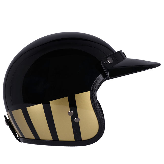 Roeg Jett Open Face Helmet Curbstone Gold FREE 1 YEAR Returns, FREE UK Delivery | ThrottleChimp