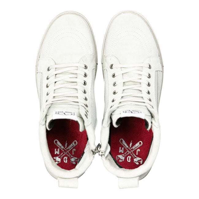 John Doe Neo Sneaker White / White FREE 1 YEAR Returns, FREE UK Delivery | ThrottleChimp