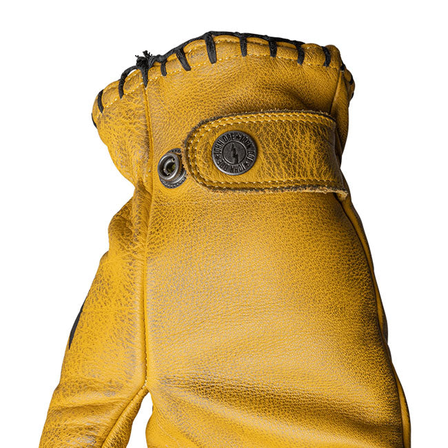 John Doe Coyote Leather Gloves Yellow / Black FREE 1 YEAR Returns, FREE UK Delivery | ThrottleChimp